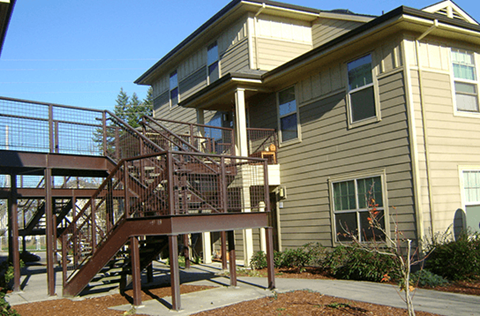 Floor plan for 1 bed, 1 bath, 665 sqft